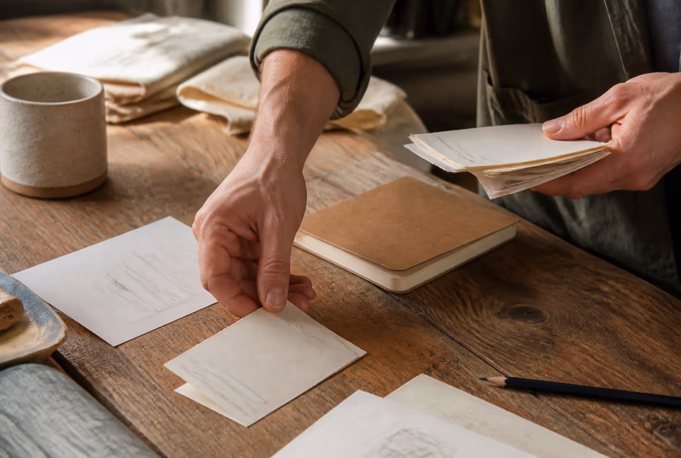 Des documents manipulés avec attention pendant une séance de travail